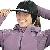 TrailHeads Waterproof Hiking Hats for Women with 3 Layer Rain & Wind Protection – Wide Brim Cap with Drop-Down Ear Warmers