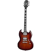 Epiphone SG Prophecy, Aged Jet Bengal Tiger with Bag