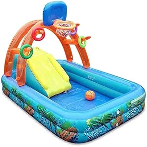 Familia Piscina Inflable, Salón Piscina con la Diapositiva de Agua del