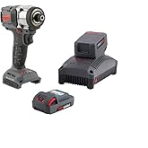 Ingersoll Rand W3111-K22 20V 1/4" Hex Cordless Impact Driver 2 Battery Kit, Mid-Torque, Compact, Pistol Grip