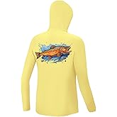 Palmyth Boys Fishing Shirt Youth Hoodie UPF 50+ Sun Protection Long Sleeve