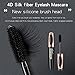 Vivi Do 4D Silk Fiber Eyelash Mascara-Eyelashes Lengthening and Thick, Long Lasting for 12 Hours, Perfect Waterproof Effect