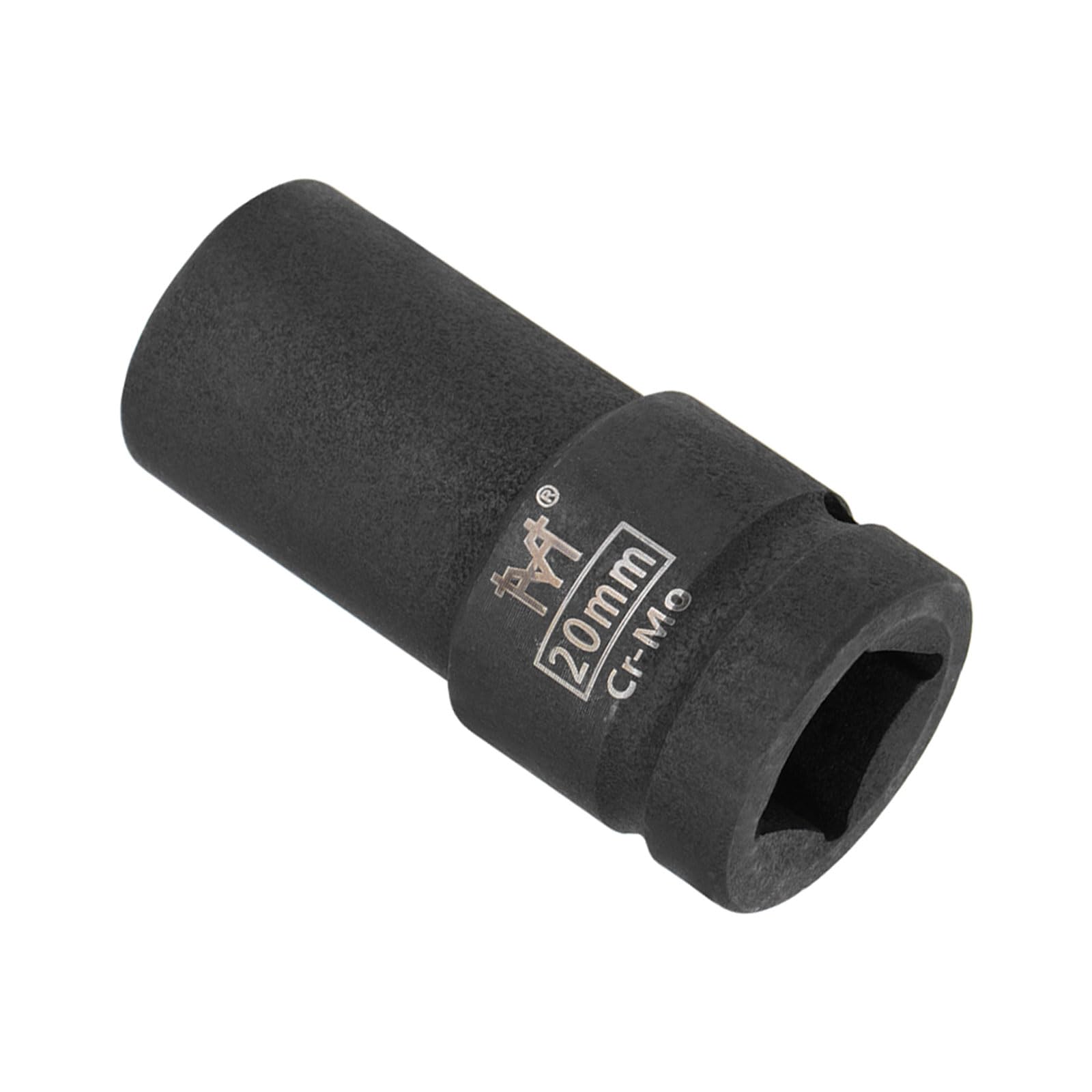 CoCud Deep Impact Socket, 3/4" Drive 20mm Socket, Cr-Mo Steel Hex Wrench Socket - (Applications: for Home Maintenance)