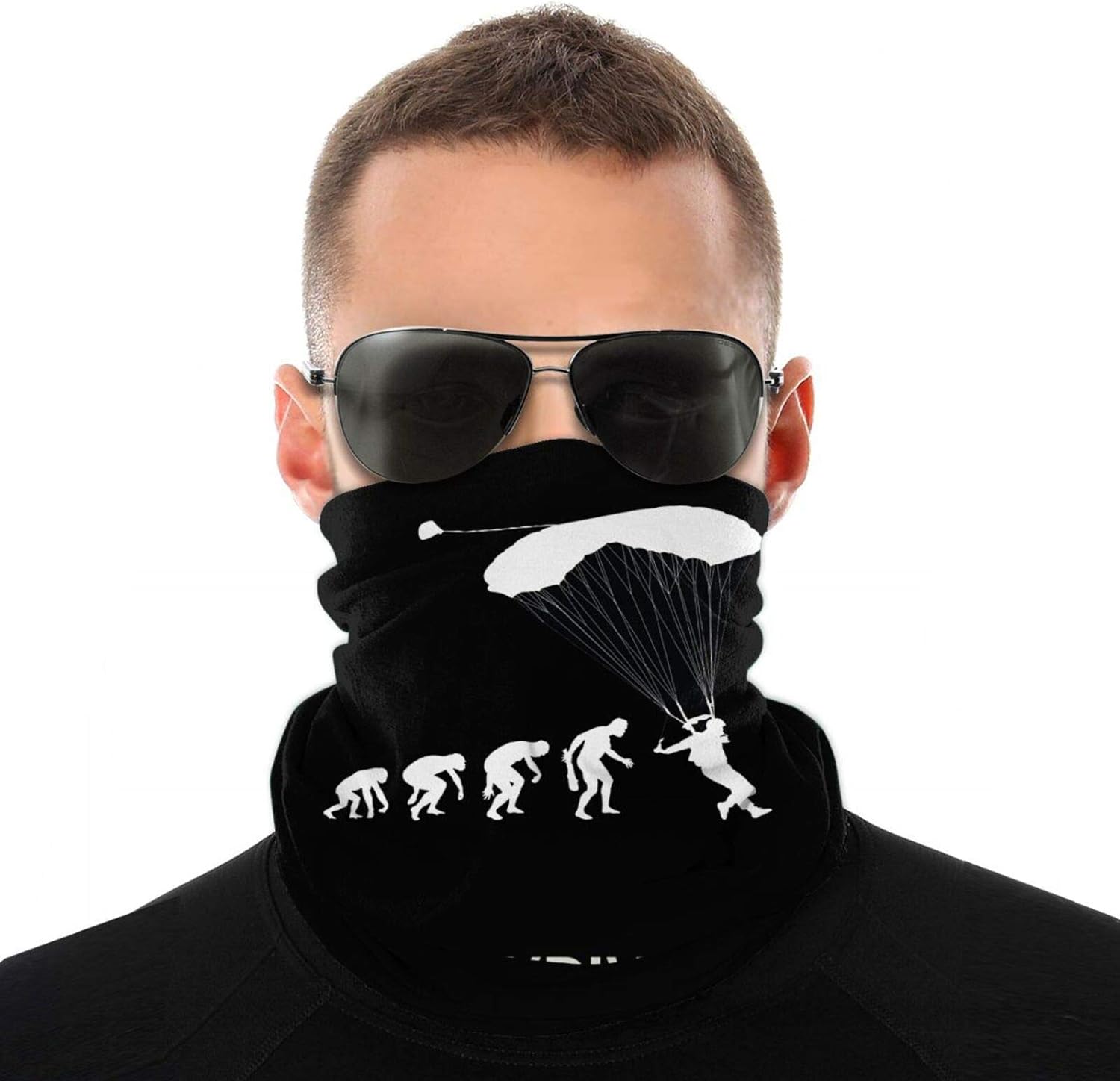 Evolution Skydiving Face Mask Bandana Neck Gaiter Warmer Lightweight