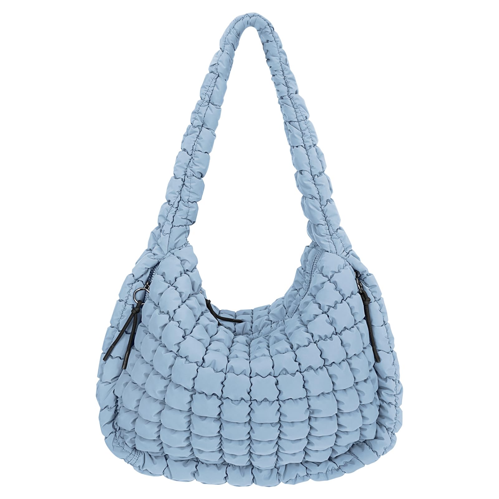 Photo 1 of  ** BRIGHTER COLOR IN PERSON ***Juoxeepy Quilted Tote Bag Large Quilted Carryall Puffer Shoulder Bag Lightweight Puffy Padding Hobo Bags Puffy Bags