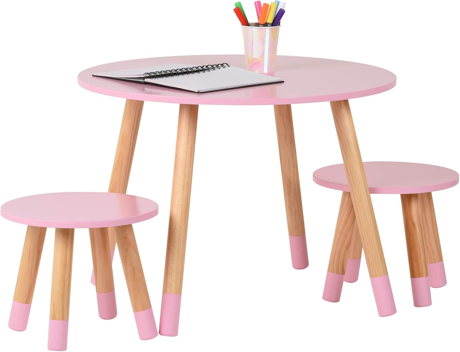 Hartleys Tisch- und Stuhlset in Rosa für Kinder: Amazon.de: Küche