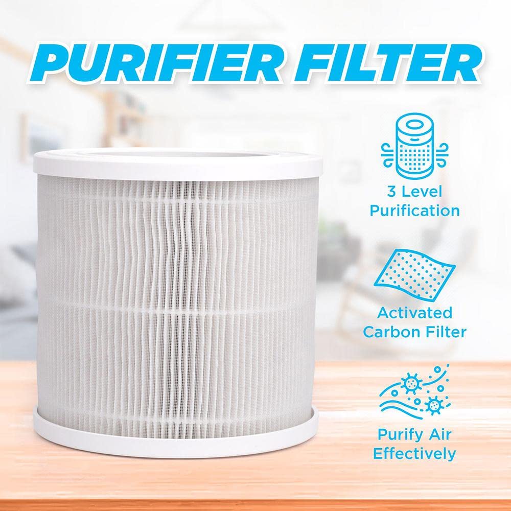 Proton Pure Portable HEPA Replacement Filter with True HEPA Air Filtration Technology, Proton Pure Air Purifiers for Home Air Purifier Filter Replacement