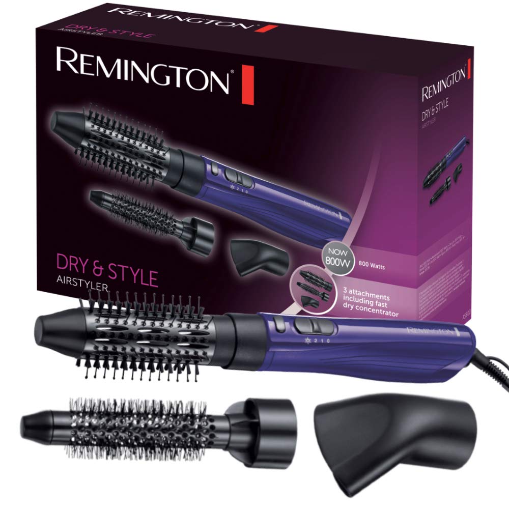 voir Remington Brosse Soufflante Chauffante Volume Antistatique AS800 sur Amazon