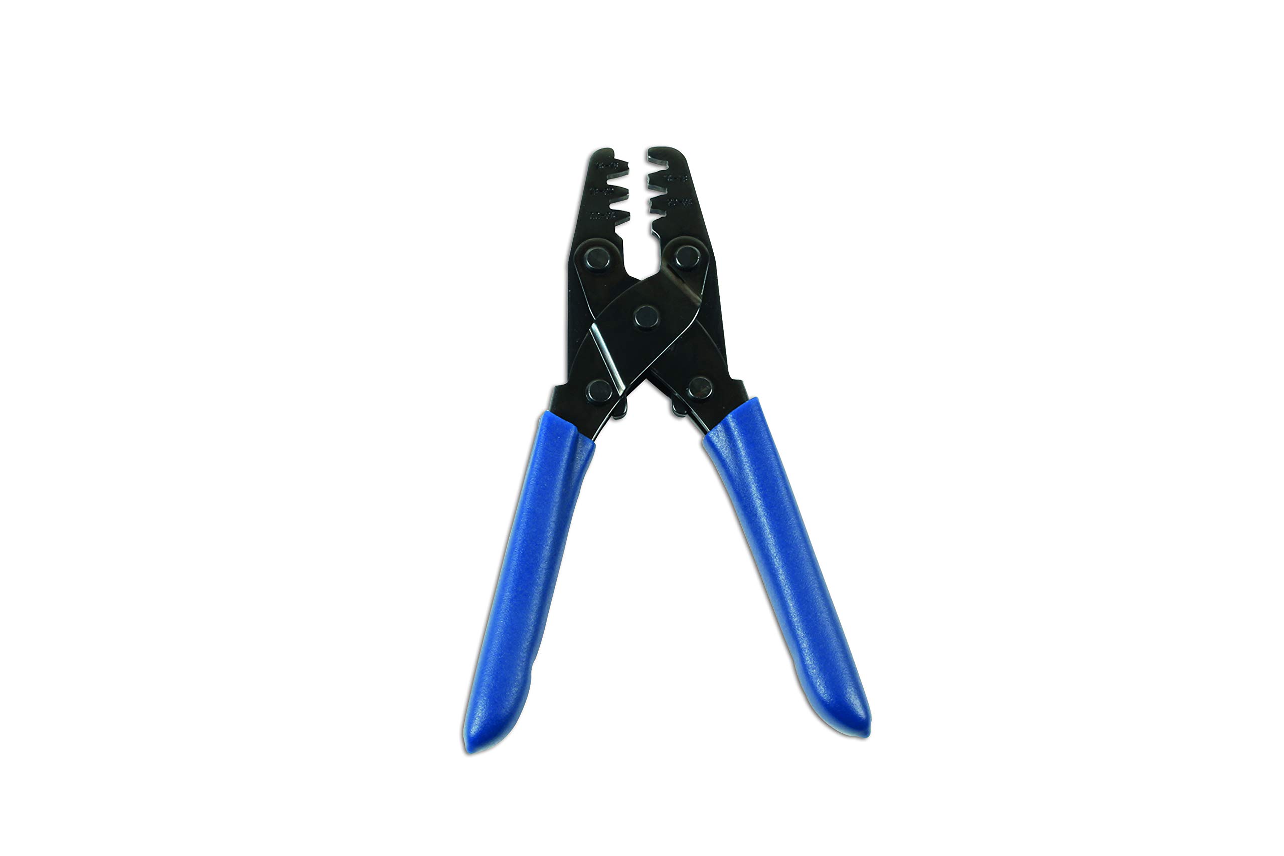 Laser 7642 Open Barrel Crimping Pliers, Red,silver