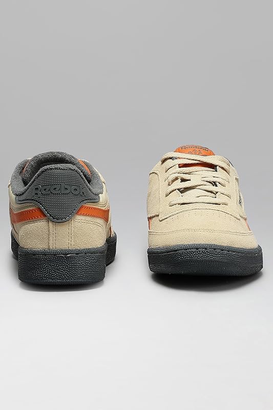 Baskets Unisexe Club C Revenge Vintage - Beige Simple/Gris 5/Orange Rustique, 38,5 EU — photo 8 sur 8