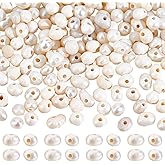 PH PandaHall 200pcs Freshwater Pearl Beads, 1.5~2mm Potato Shape Pearls Small Natural Pearls Loose Spacer Beads for Jewelry Making Beading Earrings Bracelets Necklaces Making DIY Crafts