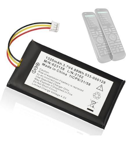 Batteria Sostitutiva Per Logitech Harmony Ultimate E Touch - 3,7V, Cameron Sino, UK - Foto 4