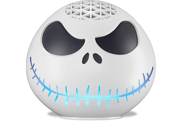 Echo Dot Bundle: Includes Echo Dot (5th Gen, newest model) | Charcoal and Limited Edition Disney Jack Skellington Shell