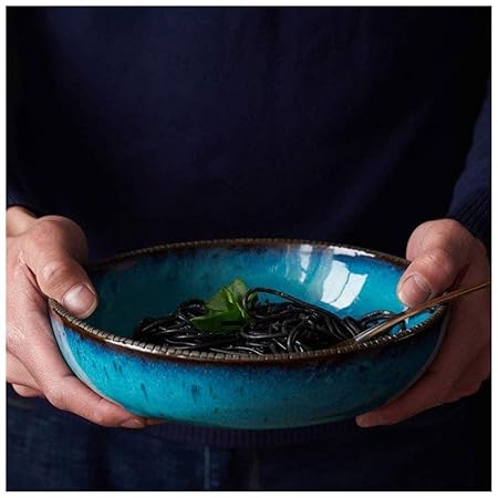 WCS Cuencos Filete Grande Pasta Desayuno Plato Hondo Ensalada de ...