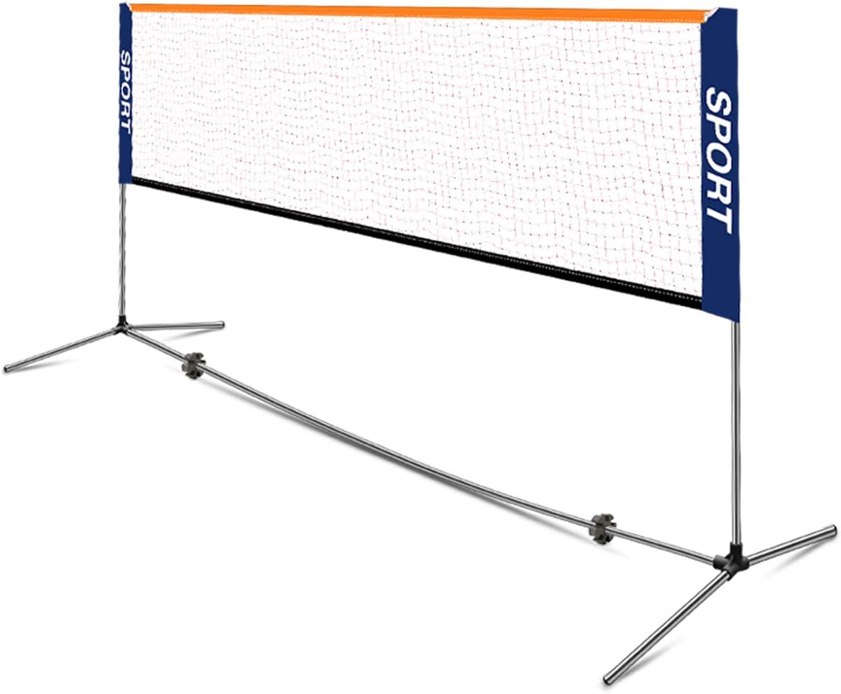 Mayhawk Badminton Net Set Net for Tennis, Easy Setup Nylon Sports Net with Stainless Steel Poles-for Indoor or Outdoor Courts, Beach, Driveways (10ft) : Sports & Outdoors