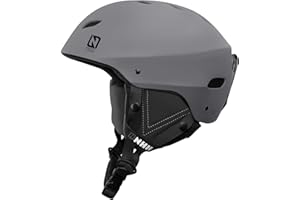 NHH Ski Helmet Snowboard Helmet - Snow Sports Helmet Goggles Compatible Removable Liner and Earpads for Men Women and Youth