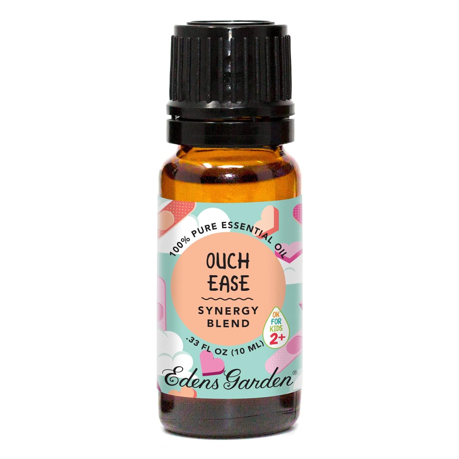 Edens Garden Ouch Ease"OK For Kids" Essential Oil Synergy Blend, 100% Pure Therapeutic Grade (Child Safe 2+, Inflammation & Pain), 10 ml