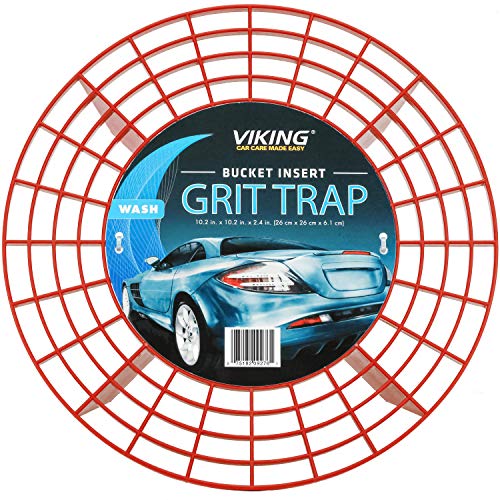 VIKING Car Wash Bucket Insert Grit Trap for Car Cleaning Wash and Detail Kits, Red Pricepulse