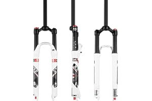 ZTZ MTB Air Suspension Fork，Fit for 26/27.5/29 inch Mountain Bike, 120mm Travel, Rebound Adjust, QR 9mm, Manual/Remote Lockout, XC/AM Mountain Bike Front Fork, Ultralight