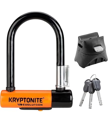 Amazon.com : Kryptonite Evolution Mini-7 Bike U-Lock with 4 ft