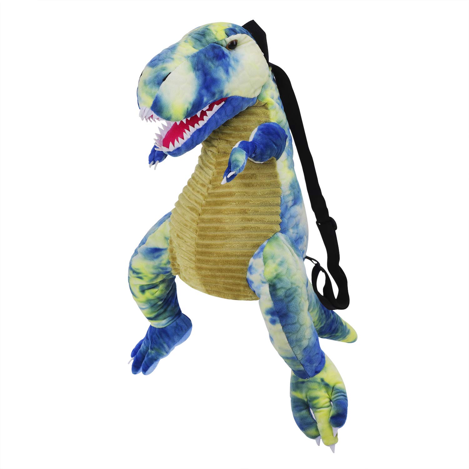 Cute 3D Dinosaur Children Backpack for Boys Girls, Kids Children Soft Plush Cartoon Backpack for Nursery or Primary School, Kindergarten School Book Bag Shoulder Bag Travel Snack Toy Storage Daypack