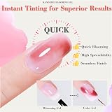 Kanorine 15ml Clear Blooming Gel Nail Polish Blossom UV Gel Polish view 3