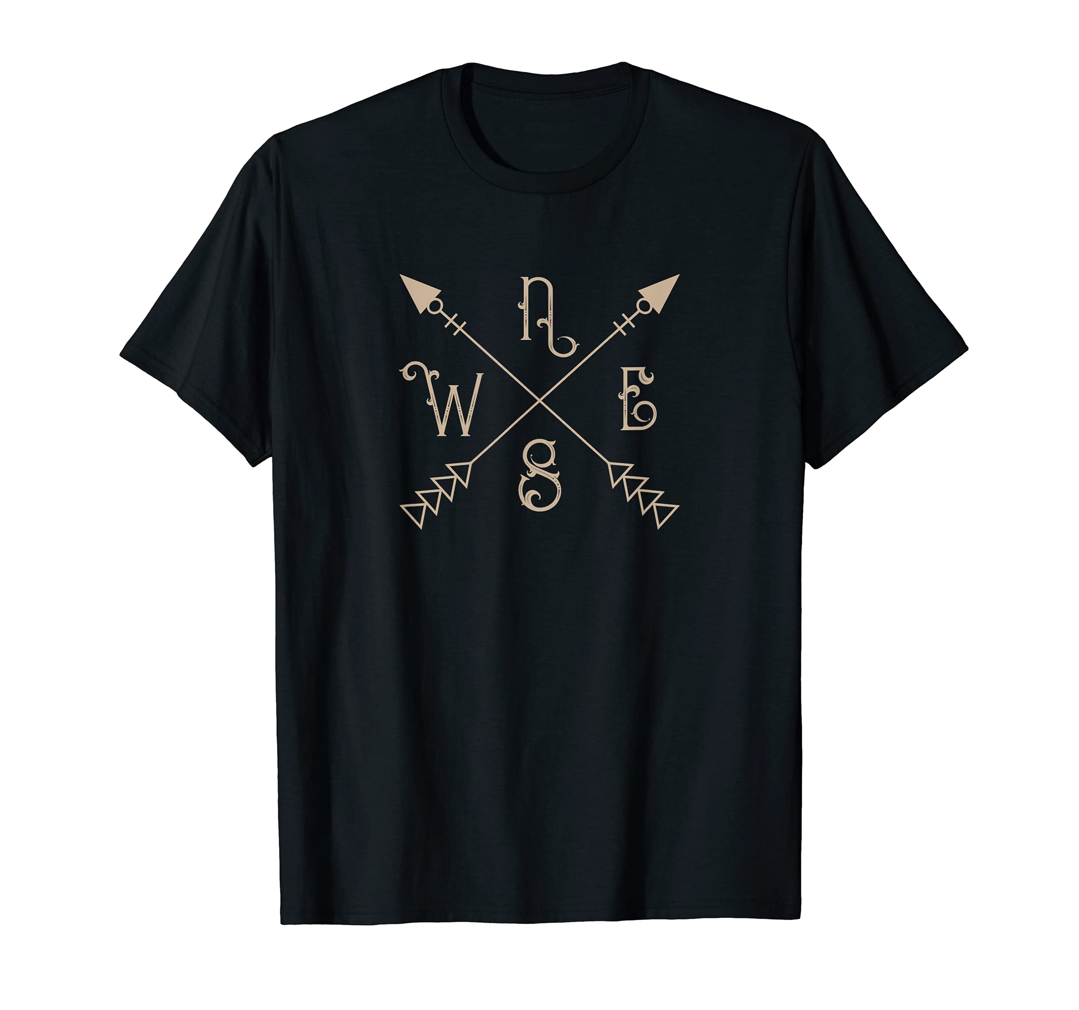 Compass Hiking Camping Adventure T-Shirt