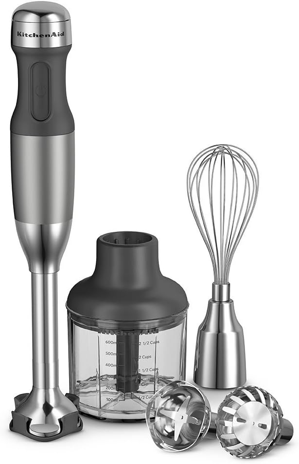 KitchenAid KHB2561CU 5-Speed Hand Blender - Contour Silver: Electric Hand Blenders: Kitchen & Dining