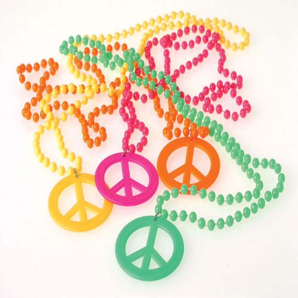 Photo 1 of US Toy Peace Sign Necklaces Costume