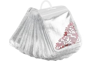 50PCS Diamond Painting Beads Storage Bags, Reusable Ziplock Pouches for DIY Diamond Art, Gem & Bead Organizer, Craft Supplies