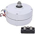 AVAN200W Permanent Magnet Generator Electric 3 Phase AC Alternator, Rare earth NdFeB High Speed Permanent Micro Magnet Motor for DIY Generator(With Rectifier 12V)