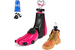 Exshoiu Shoe Stretcher Men, Women Leather Boot Stretcher for Wide Feets, Shoe Tree Adjustable Boot Widener Stretcher