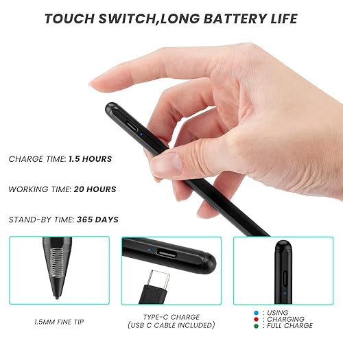 Active Stylus Pen for Lenovo ThinkPad X1 Tablet Gen 2, Touch