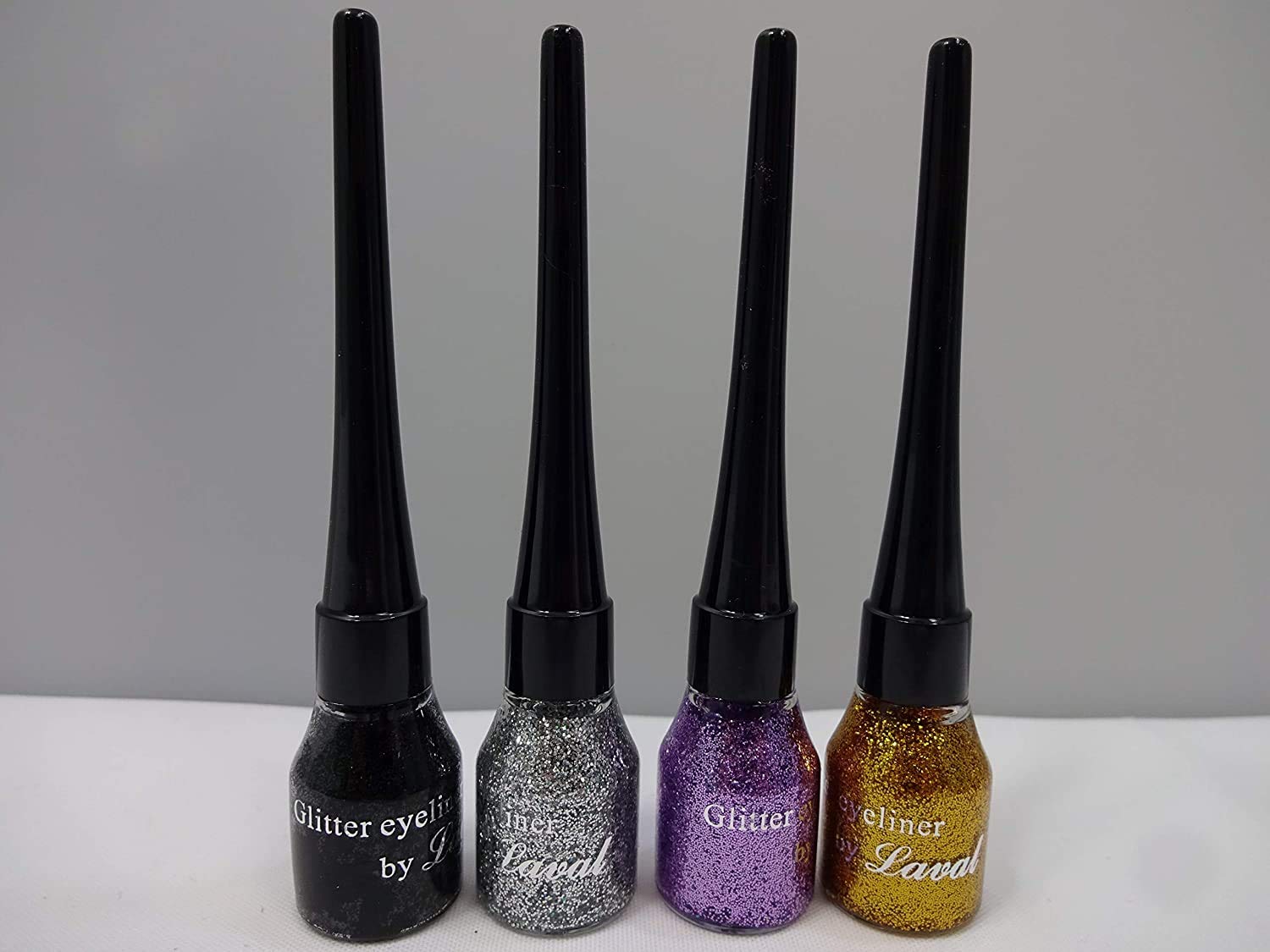 Glitter Eyeliners By Laval 4 Pack - Purple, Glod, Silver, BlACK