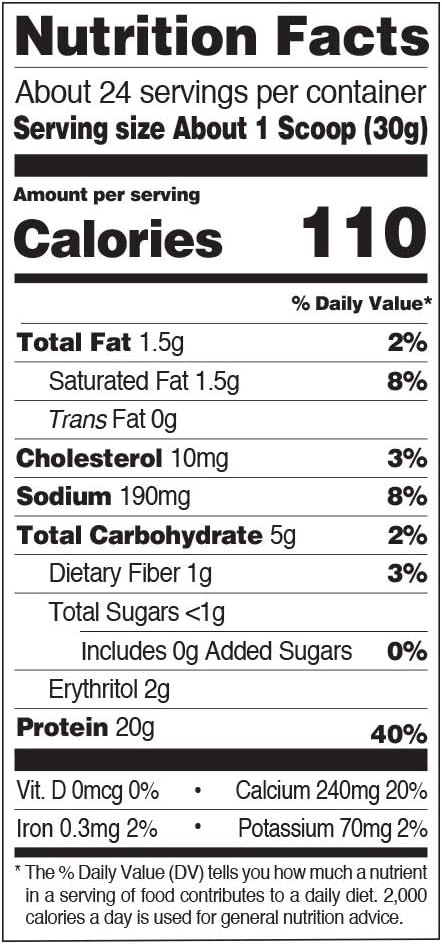 Quest Nutrition Cinnamon Crunch Protein Powder, High Protein, Low Carb, Gluten Free, Soy Free, 25.6 Ounce (Pack of 1): Health & Personal Care