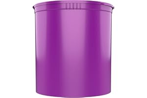 DRAGON CHEWER 90 Dram CR Plastic Packaging Pop Top Containers - Child Resistant Travel Holder Vial Bottles - 60 qty (Purple)