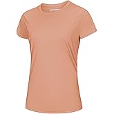 MAGCOMSEN Women's Short Sleeve T-Shirts UPF 50+ Sun Protection Quick Dry Athletic Running Workout Rash Guard Tops