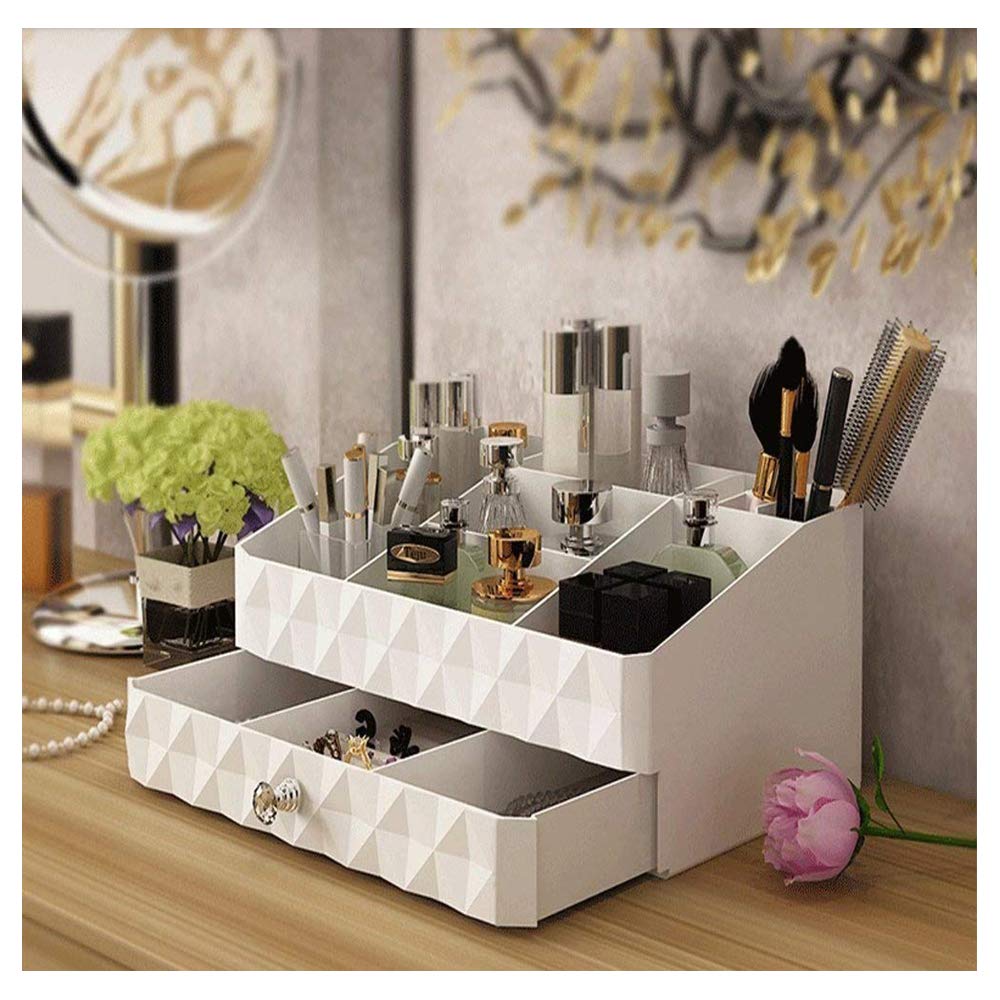Best Large Acrylic Makeup Organizer Diamond Cut