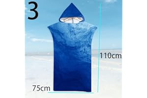 Swimming Bathrobe Surf Poncho Quick Dry Beach Towel Hooded Bath Towel Unisex(3)