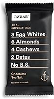 RXBAR Whole Food Protein Bar, Chocolate Sea Salt, 1.83 Ounce (Pack of 12)