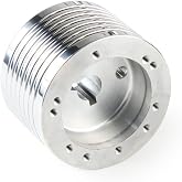 ForeverSharp Marine Boat Polished Hub Adapter Keyway for Steering Wheel Grant 5 and 6 Hole