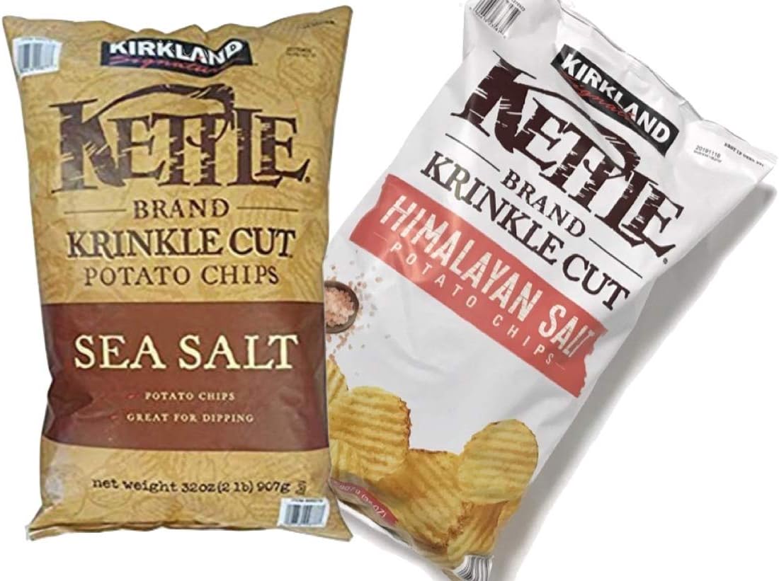 Amazon [お試しセット]KIRKLAND(カークランド) KETTLE POTATO CHIPS(ケトルポテトチップス) SEA