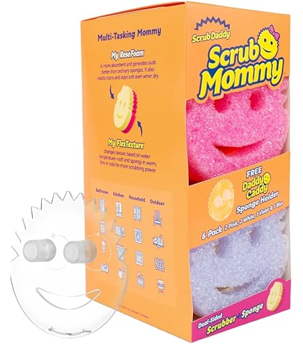 Amazon.com: Scrub Daddy Dish Daddy Soap Dispensing Dish Wand