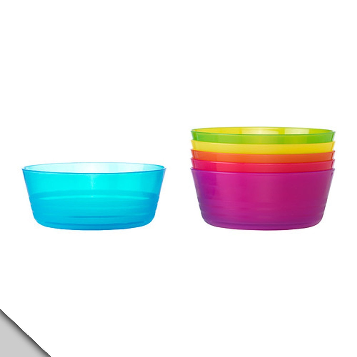 IKEA - KALAS Children Color Bowls (2 SETS OF 6) - TOTAL 12 BOWLS