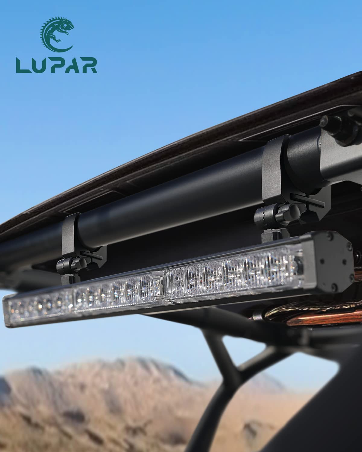 UTV Chase Lightbars C-Clamp Mounting Bracket Universal Fits 1.75