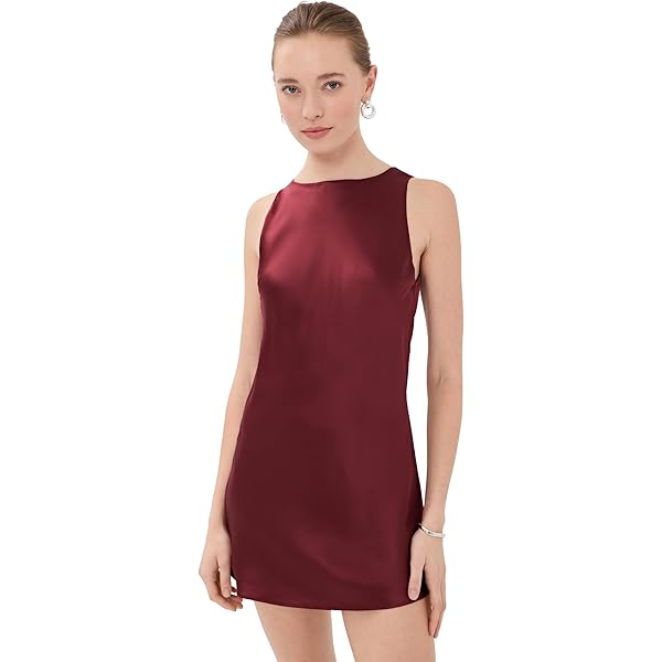 CLUB MONACO Women's Silk Charmeuse Slip Dress, Black/Noir, Small at Amazon  Women's Clothing store