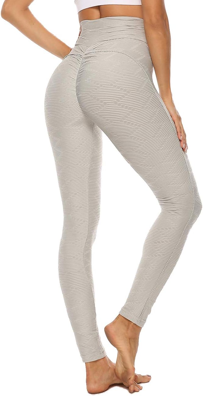 Women Fashion Testure Sports High Waist Legging Gym Fitness Running Slimming Skinny Yoga Pants