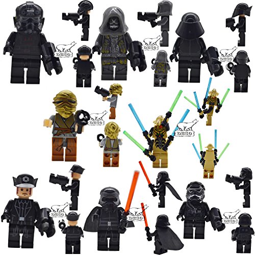 DESOÂ® 8 PCS Set Building Block Toy Action Mini Figure figures minifigures Star Wars Figure For Kids Compatible lego come with original box