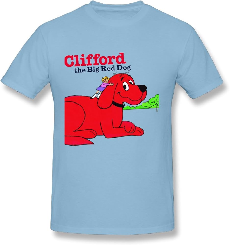 Clifford The Big Red Dog 2016 Men's Novelty TShirts Clothing