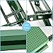 Wuudi Folding Garden Kneeler Seat Bench with Two Tool Pouches and Kneeling Pads Used in Gardening Work